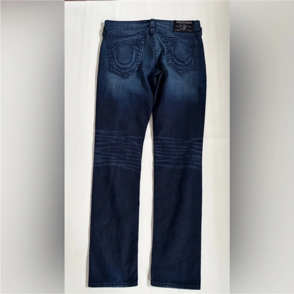 True Religion Men's Skinny Jeans No Flap Big T Dragons Lair W/Rip Jeans size 33